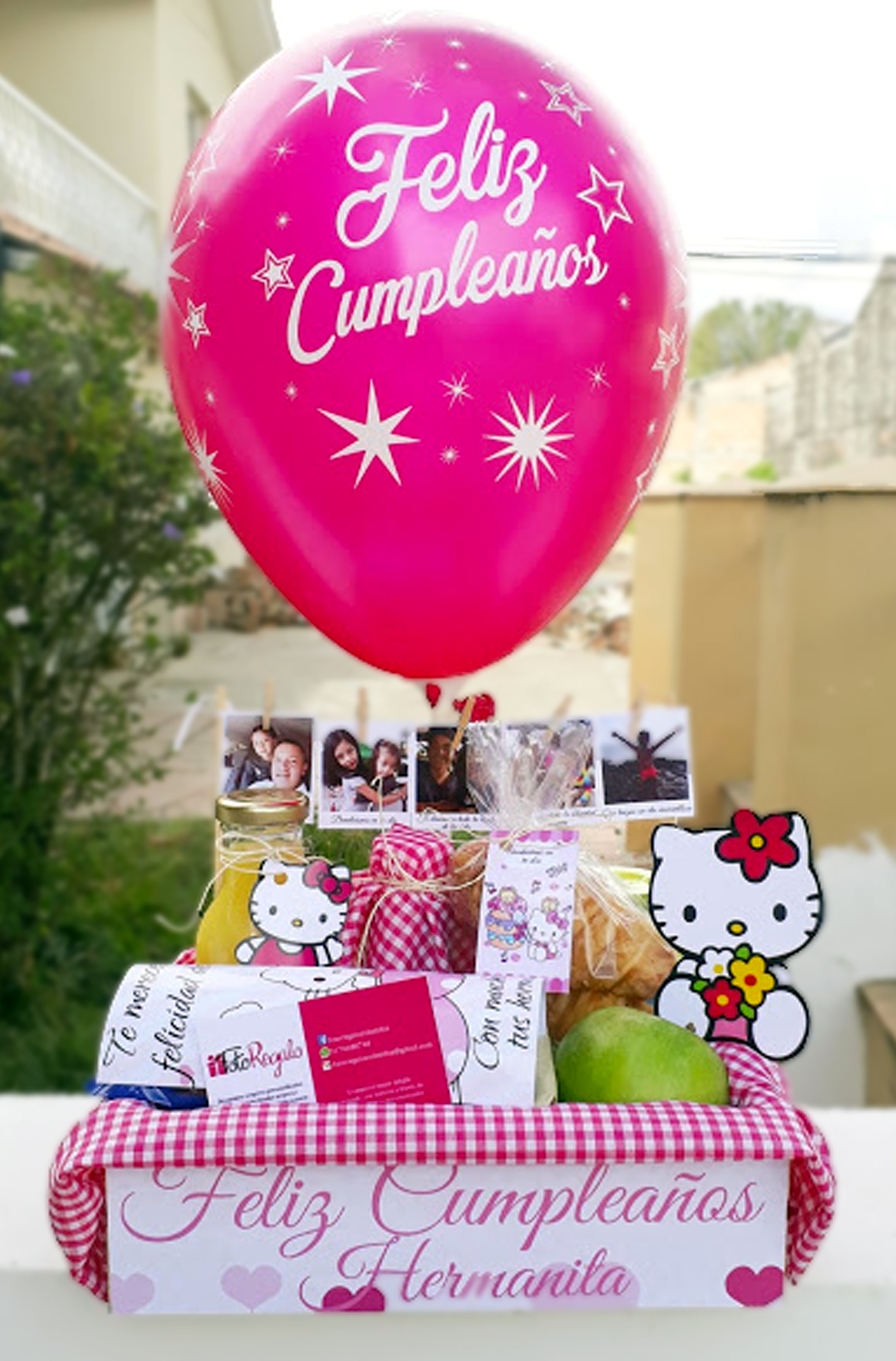 Desayunos sorpresa Popayán - Feliz cumpleaños con fotos personalizado